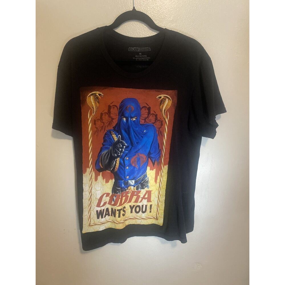 G.I. Joe Cobra Commander Stand Adult T-Shirt Size M